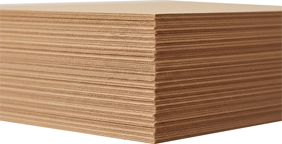 Kraft corrugated board for export packaging